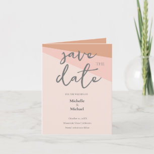 Script Calligraphy Wedding Modern Save the Date Einladung