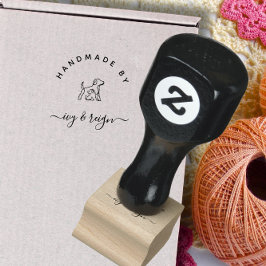  Script Custom logo Handmade by  Gummistempel