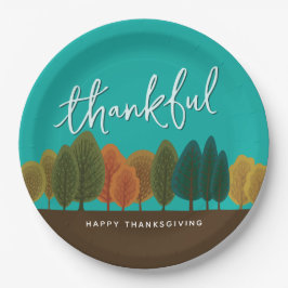 Script Dankbares Erntedank Dinner Personalisiert Pappteller