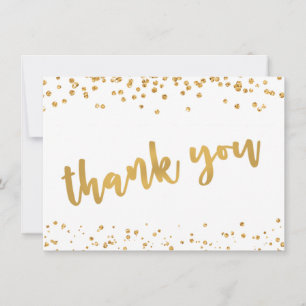 Script de Brush Or moderne Confetti MERCI