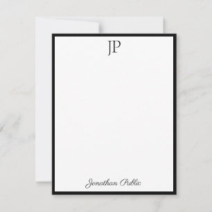 Script de calligraphie Monogramme tendance Modèle 