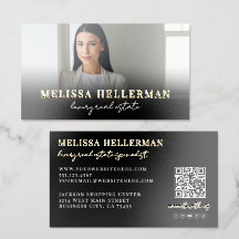 Script de code QR d'or noir Luxe Immobilier