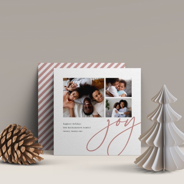 Script de hachage | 3 Photo Collage Carte de vacan (Créateur téléchargé)