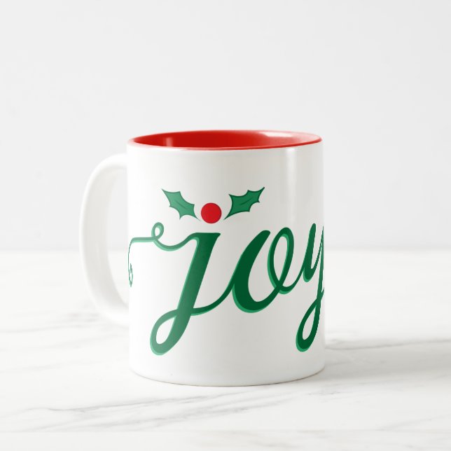 Script De Joie De Mug De Vacances Avec Accent Holl (Devant gauche)