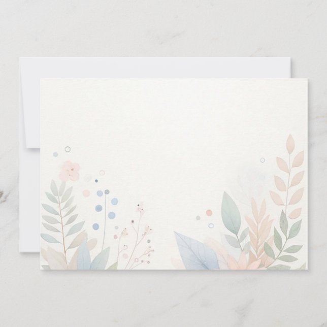 Script élégant Enregistrer la carte d'annonce de d (Dos)