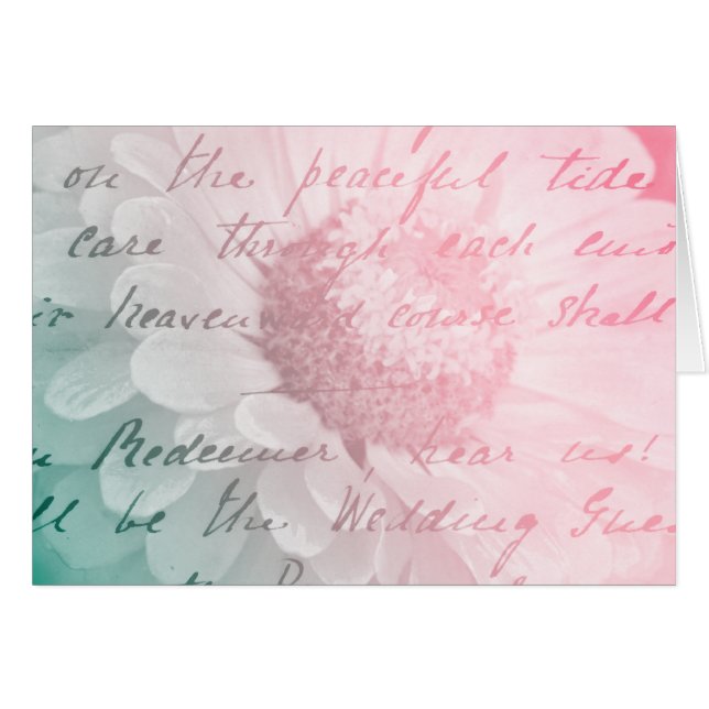 Script et art floral (Devant Horizontal)