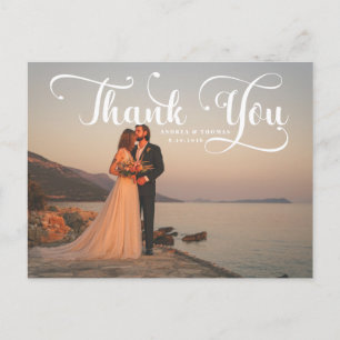 Script Foto Hochzeit Vielen Dank Postcard Postkarte