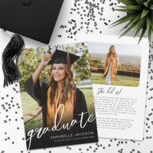 Script Graduate Simple Foto Abschluss