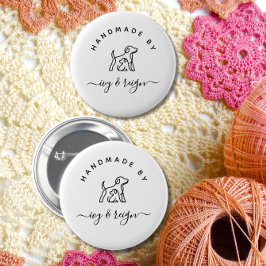  Script Handmade by Custom logo  Button