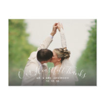 Script Herzlichen Dank 2 Foto Wedding Danke