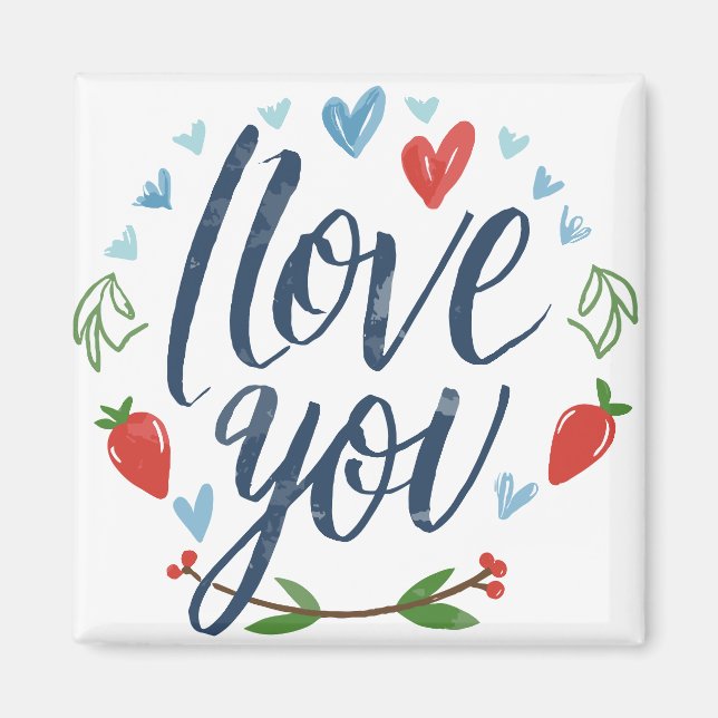 Script I Liebe Magnet (Vorne)