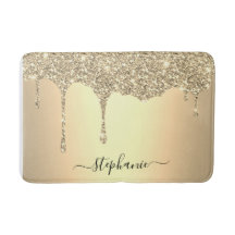 Script Individuelle Name Gold Glitzer Tropfen Luxu