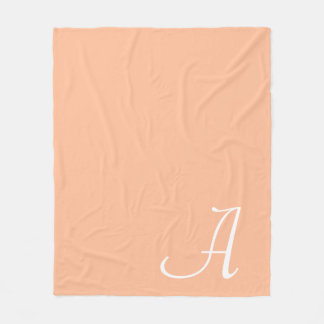Script Letter Fleece Blanket
