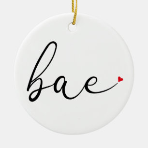 Script Liebes Herz Bae Definition Keramik Ornament