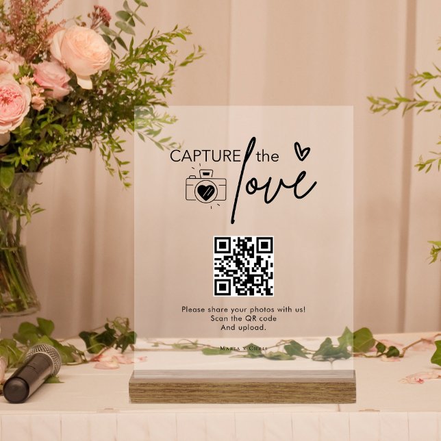 Script Mariage moderne Capture Le code QR d'amour (Créateur téléchargé)