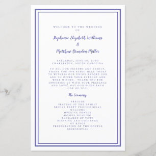 Script Mariage périphérique Programme de cérémonie