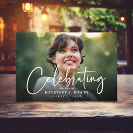 Script Memorial Photo & Message Sympathy  Gästebuch