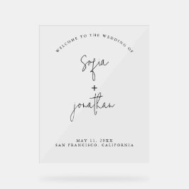 Script minimaliste moderne | MARIAGE