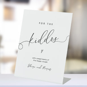 Script minimaliste pour le panneau Mariage Kiddos