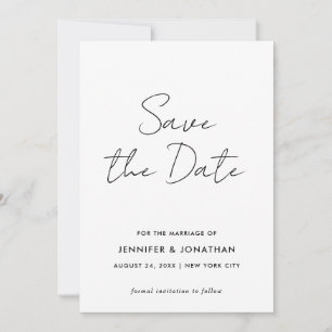 Script Modèle Moderne Simple Noir Et Blanc