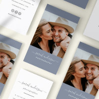 Script Modern Typografy Fotograf Dusty Blue