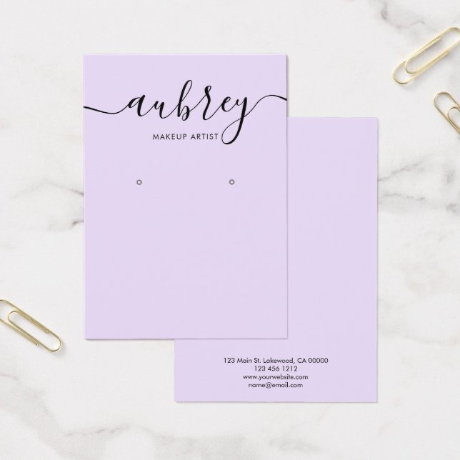 Script moderne clair violet (Bureau)