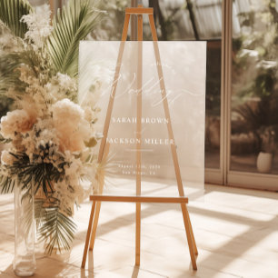 Script moderne minimaliste Accueil Mariage simple