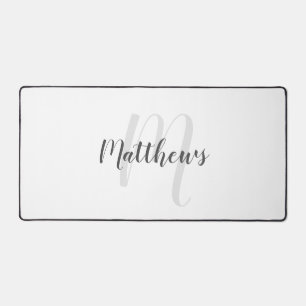 Script moderne Monogramme personnalisé et nom