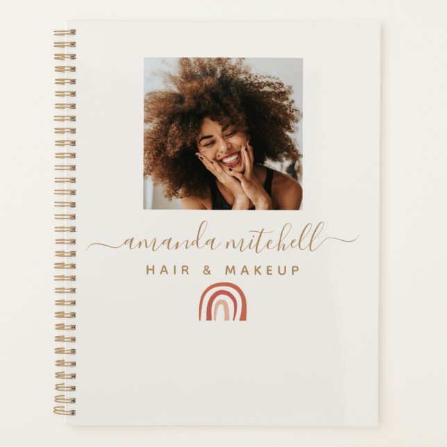 Script moderne photo arc-en-ciel tendance (Devant)