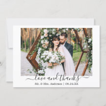 Script moderne tendance amour Merci photo Mariage
