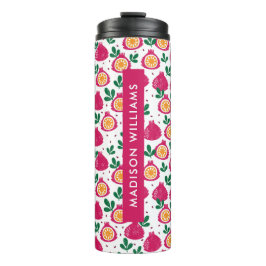 Script Monogram Fruchtthermal Tumbler Thermosbecher