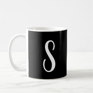 SCRIPT MONOGRAMME DE MUG DE CAFÉ