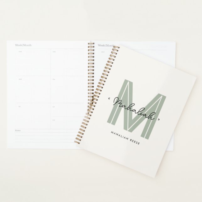 Script Monogramme Moderne Chic (Devant avec enveloppe)