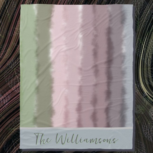 Script name ombre lila graue Streifen modern Fleecedecke (Von Creator hochgeladen)