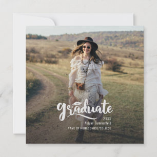 Script Overlay Graduation Photo 2022 Faire-part