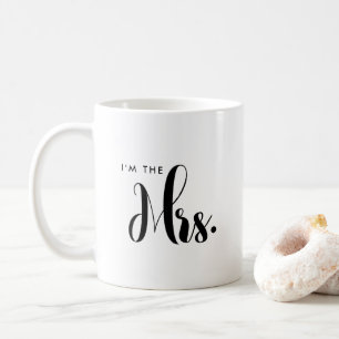 Script personnalisé M. et Mme Bride Mariage Mug