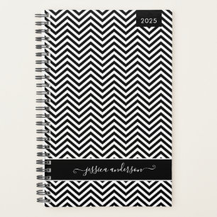 Script personnalisé moderne Chevron Zigzag Black G