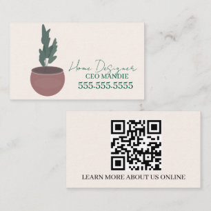 Script Pflanzenbetreuer Designer Visitenkarte