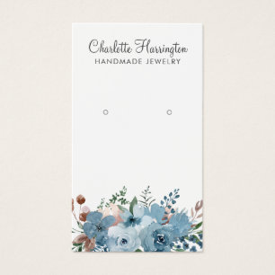 Script portant Dusty Blue Floral
