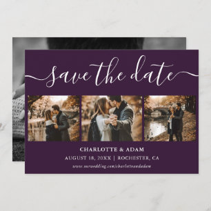 Script Purple Mariage Photo Enregistrer Les Cartes