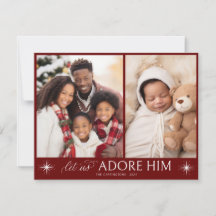 Script religieux Carte de Noël photo