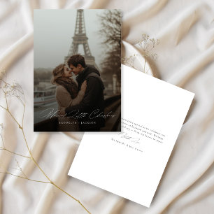 Script Romantic Verheiratet Kleines Weihnachtsfest Feiertagskarte