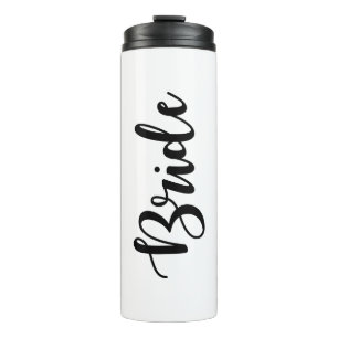 Script Schriftart Bride Drink Flasche Tumbler
