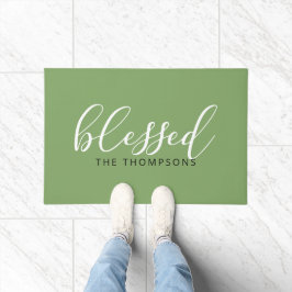 Script-Schriftart Fußmatte