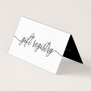 Script Simple Avec Carte De Registre Cadeau Photo