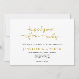 Script simple | Faire-part de mariage de réception