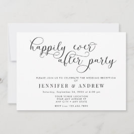 Script simple | Faire-part de mariage de réception