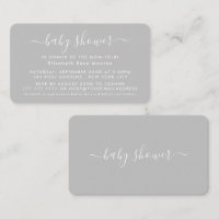 Script simple - Invitation de billet Baby shower