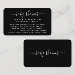 Script simple - Invitation de billet Baby shower