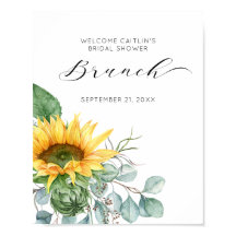 Script Sunflower Brautparty Brunch Willkommen